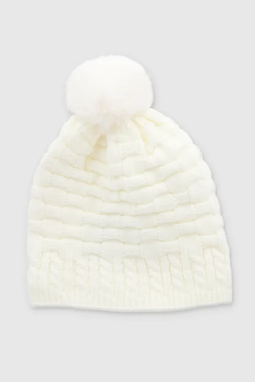 Gorro tejido cuadros