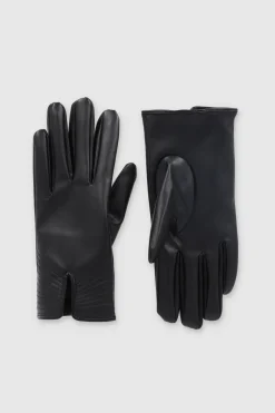 Guantes efecto piel interior suave