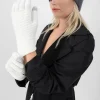 Guantes tejido waffle bicolor