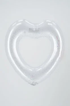 Inflable glitter de corazon