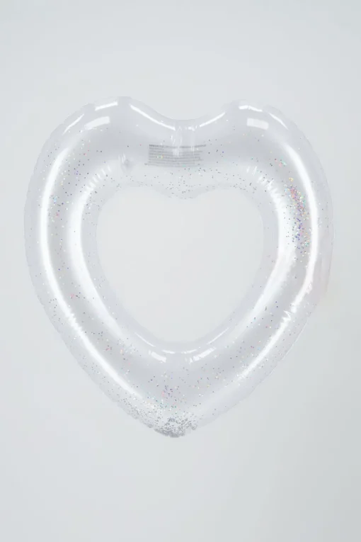 Inflable glitter de corazon