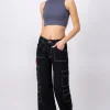 Jeans Straight 4 Bolsillos Laterales
