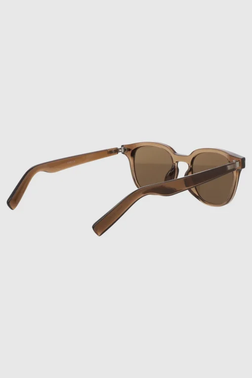 Lente wayfarer pasta delgada detalle metalico