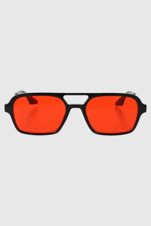 Lentes aviador rectangulo color