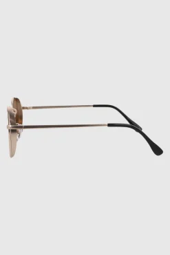 Lentes circulo borde metal