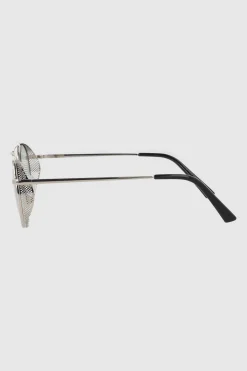 Lentes circulo detalle costado