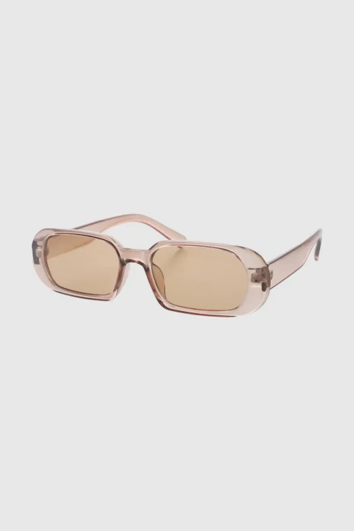 Lentes cuadrados transparentes