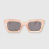 Lentes cuadro transparente color