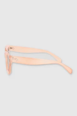 Lentes cuadro transparente color