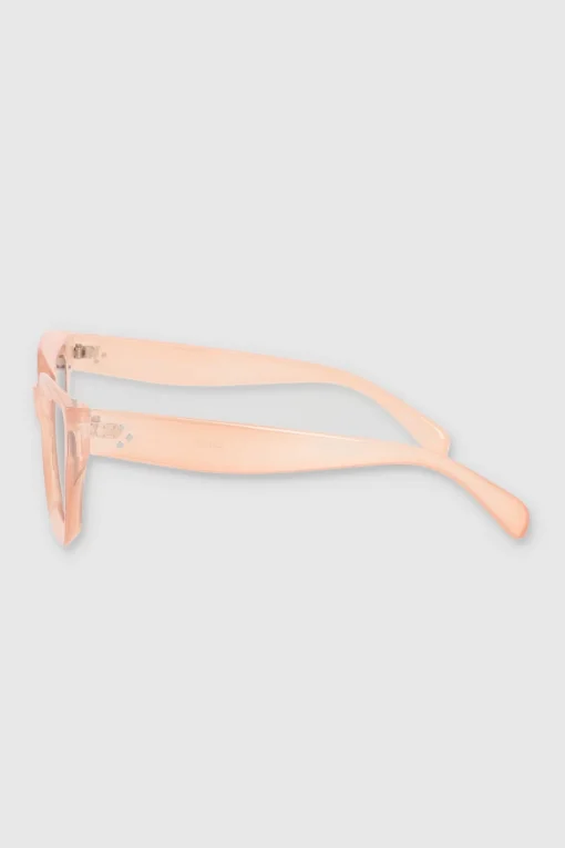 Lentes cuadro transparente color