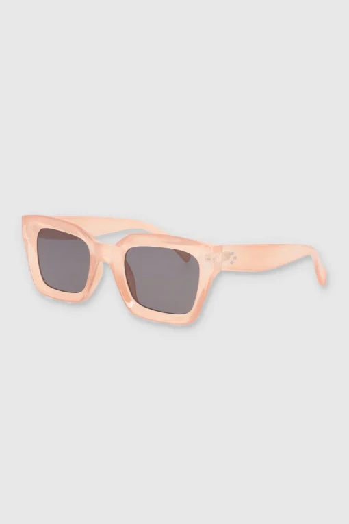Lentes cuadro transparente color