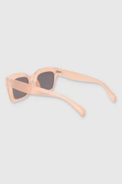 Lentes cuadro transparente color