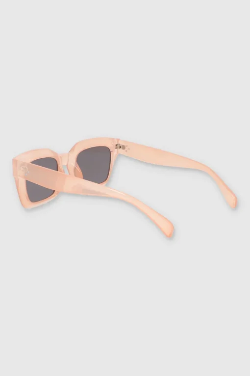 Lentes cuadro transparente color