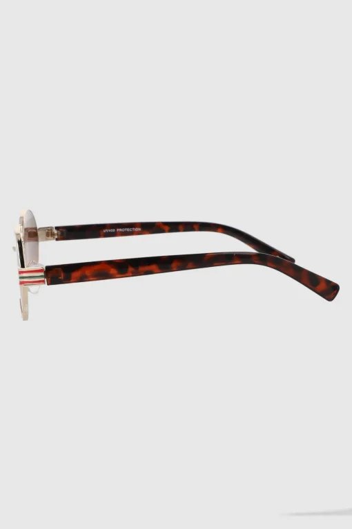 Lentes ovalo detalle metal