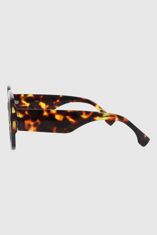 Lentes oversize craquelado