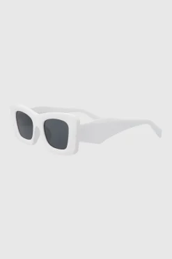 Lentes rectangulo cateye oversize