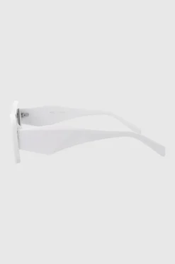 Lentes rectangulo cateye oversize