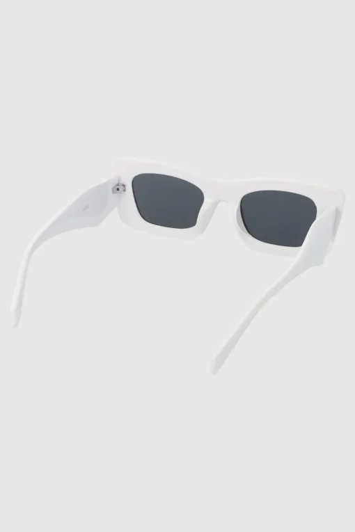 Lentes rectangulo cateye oversize