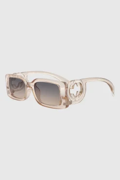 Lentes rectangulo colorido