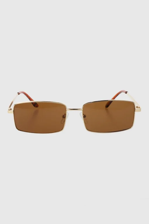 Lentes rectangulo metal