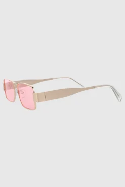 Lentes rectangulo metal