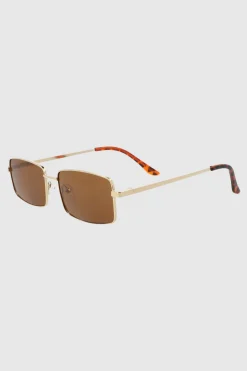 Lentes rectangulo metal