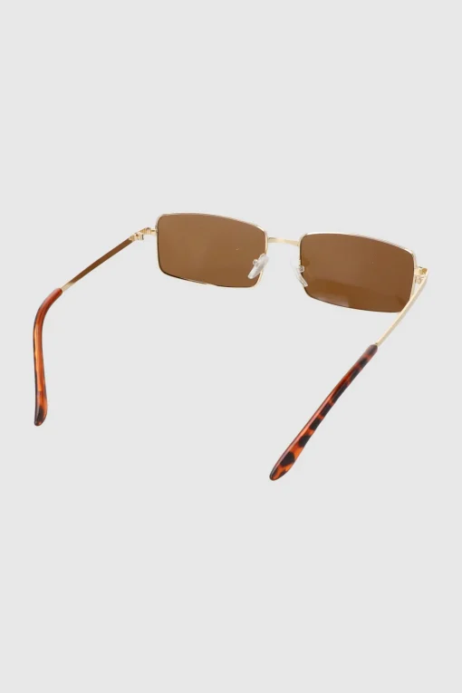 Lentes rectangulo metal