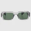 Lentes rectangulo retro