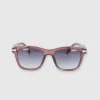 Lentes rectangulo transparente