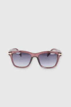 Lentes rectangulo transparente