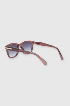 Lentes rectangulo transparente