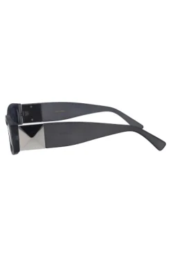 Lentes semiredondos detalle metálico