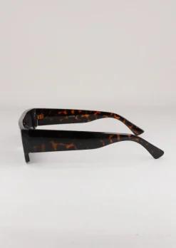 Lentes sol rectangulares carey