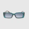 Lentes sol rectángulo pata ancha
