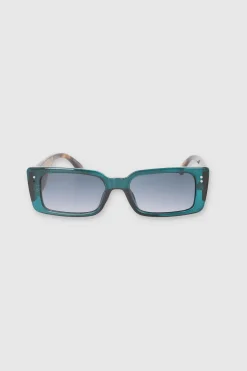 Lentes sol rectángulo pata ancha