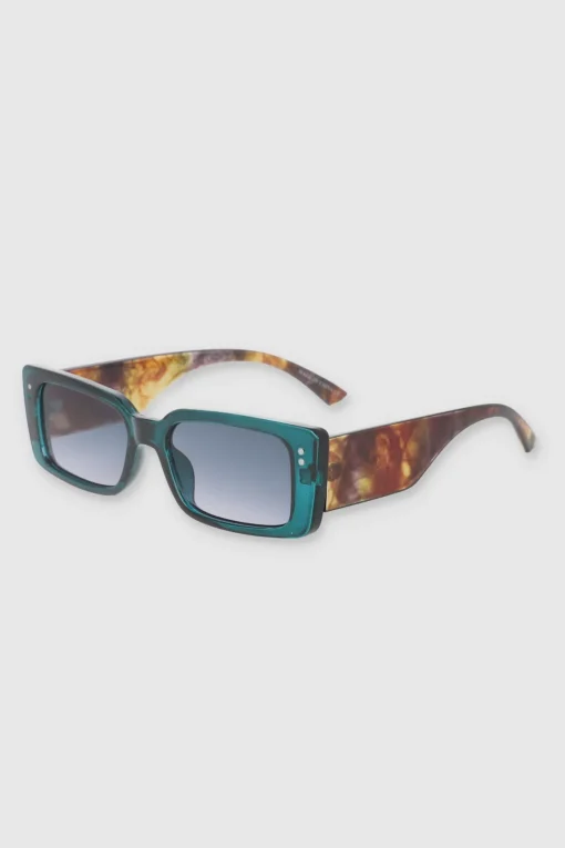 Lentes sol rectángulo pata ancha