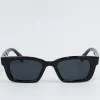 Lentes sol semi redondos pasta grueso