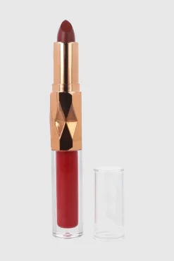 Lipstick mate con lipgloss