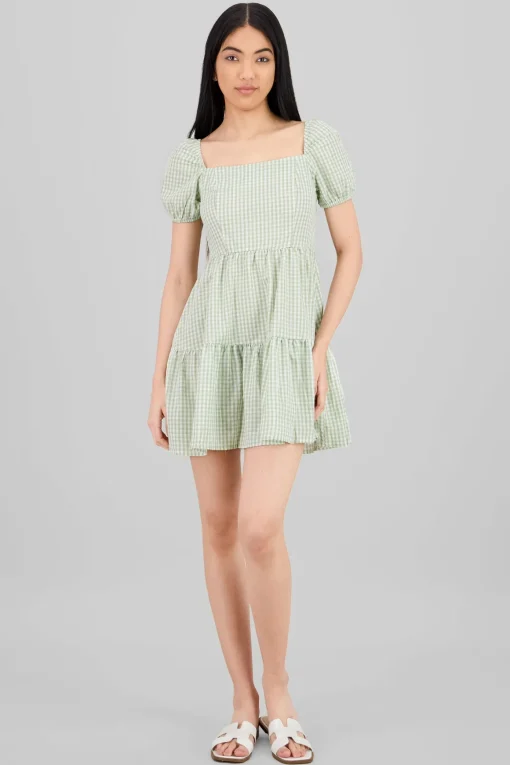 Mini vestido cuadros