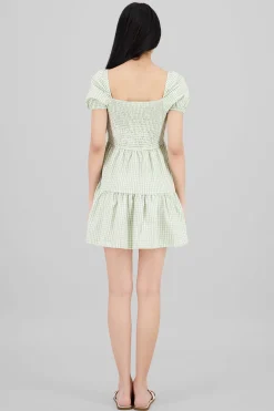 Mini vestido cuadros