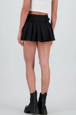Minifalda doble cinturon