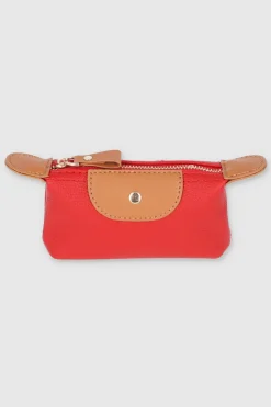 Monedero zipper detalle boton