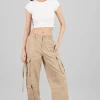 Pantalón cargo con jaretas