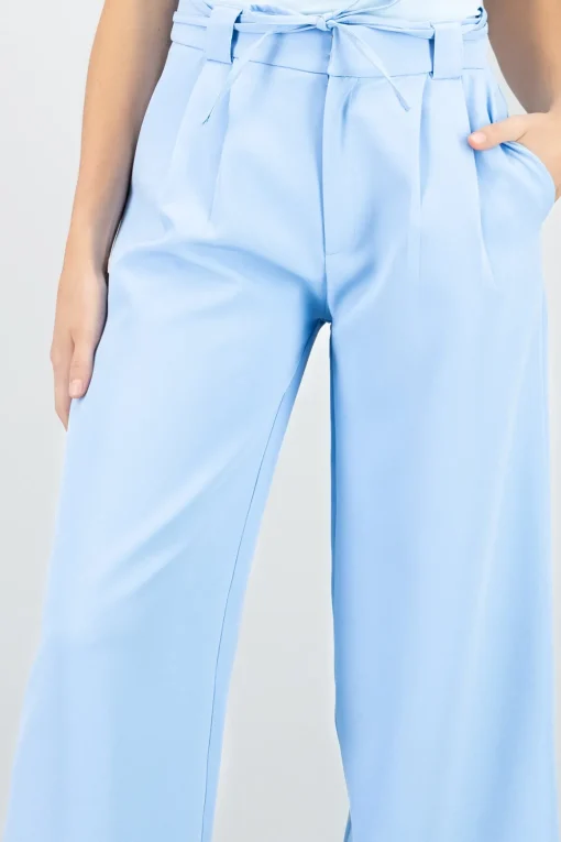 Pantalon cinturon lazo