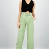 Pantalon Liso Cinturon