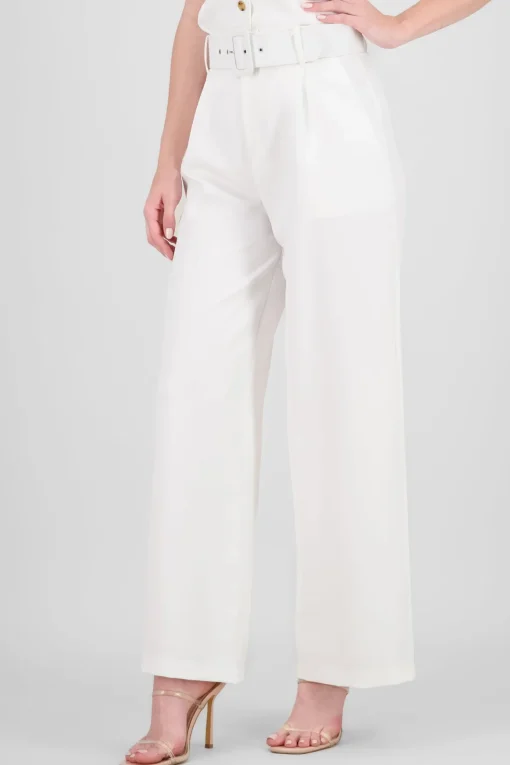 Pantalon Liso Cinturon