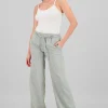 Pantalon recto rayas detalle resorte