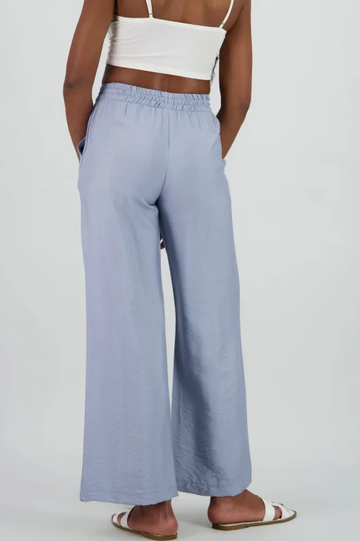Pantalon wide leg ligero