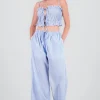 Pantalones de algodon rayas