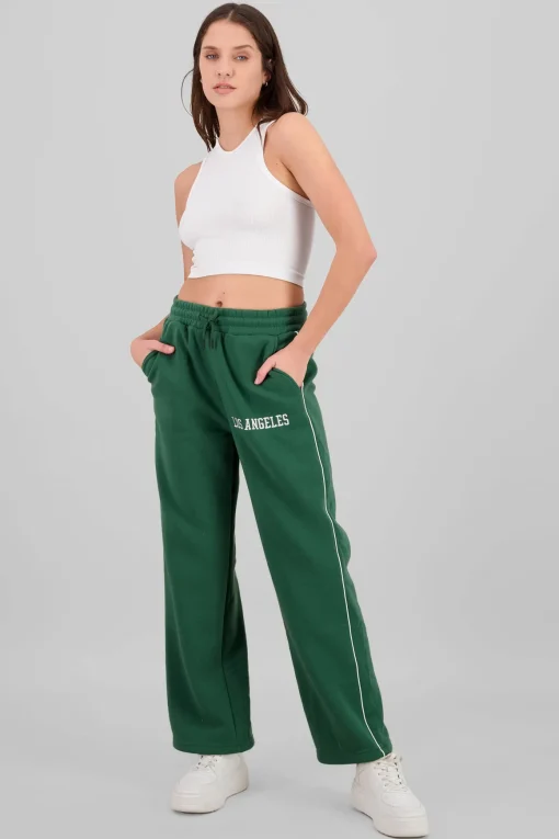 Pants lisos bordado LA